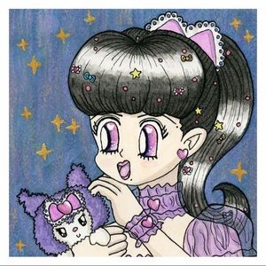 Original painting watercolor